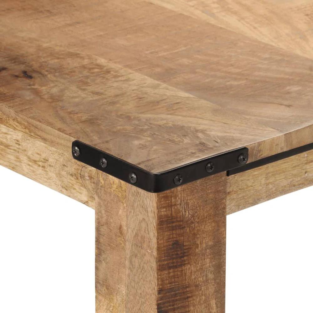 Dining Table 180x90x75 cm vidaXL Solid Wood Mango by vidaXL