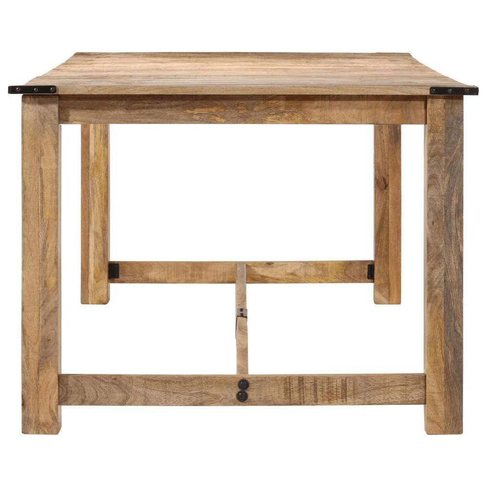 Dining Table 200x100x75 cm vidaXL Solid Wood Mango by vidaXL