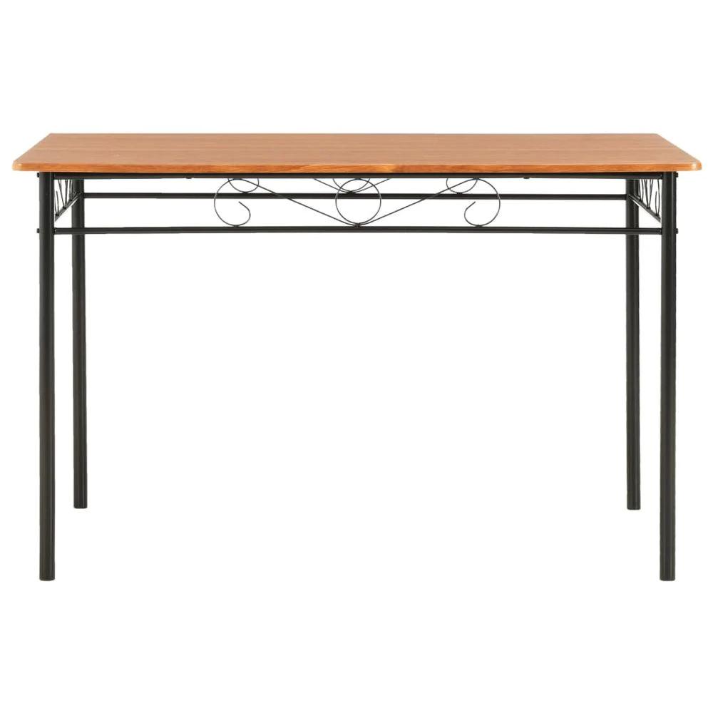 vidaXL Dining Table Brown 120x70x75 cm vidaXL MDF - Uncategorized Dining Table