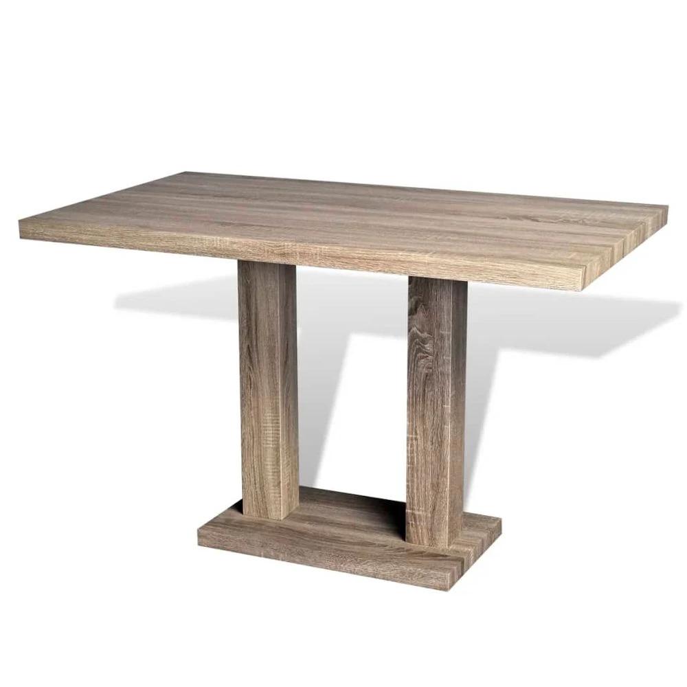 vidaXL Dining Table MDF vidaXL Oak-look - Uncategorized Dining Table
