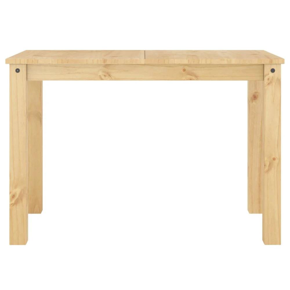 Dining Table Panama 117x60x75 cm vidaXL Solid Wood Pine by vidaXL