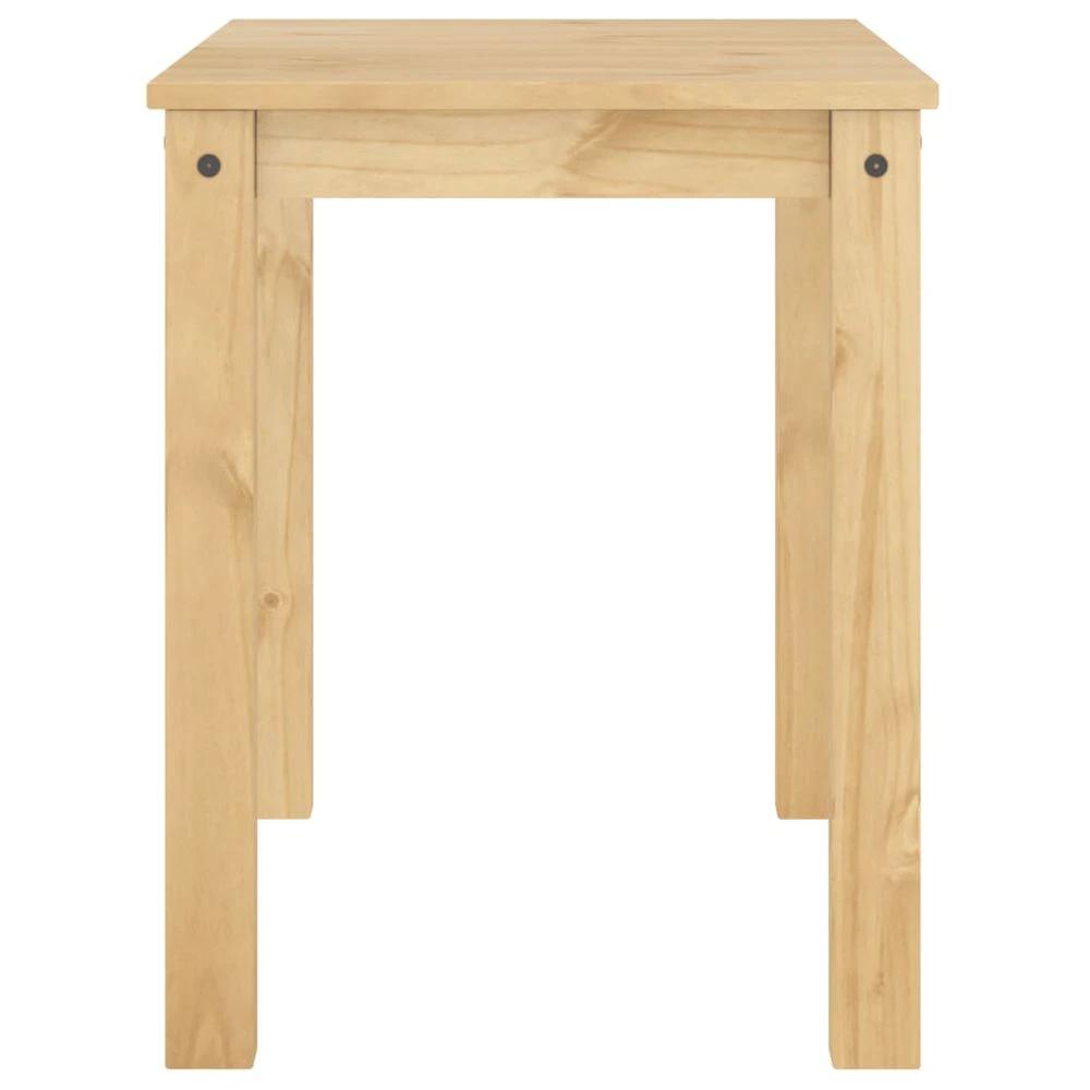 Dining Table Panama 117x60x75 cm vidaXL Solid Wood Pine by vidaXL