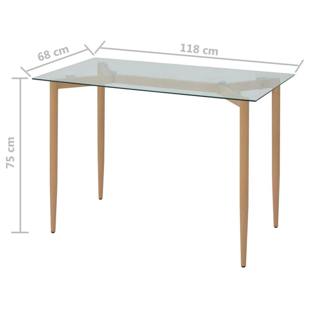vidaXL Dining Table vidaXL 118x68x75 cm - Uncategorized Dining Table