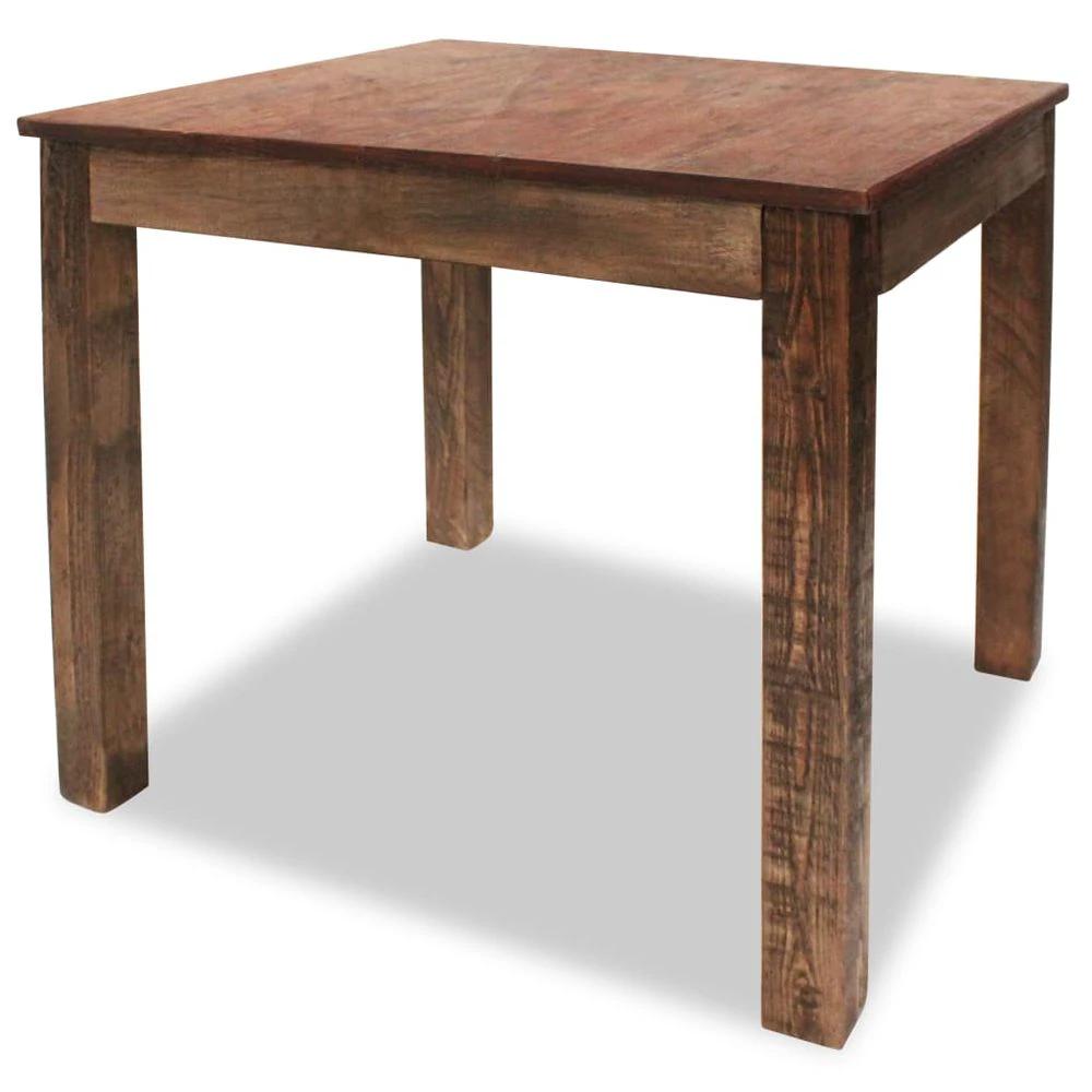 Dining Table vidaXL Solid Reclaimed Wood 82x80x76 cm by vidaXL