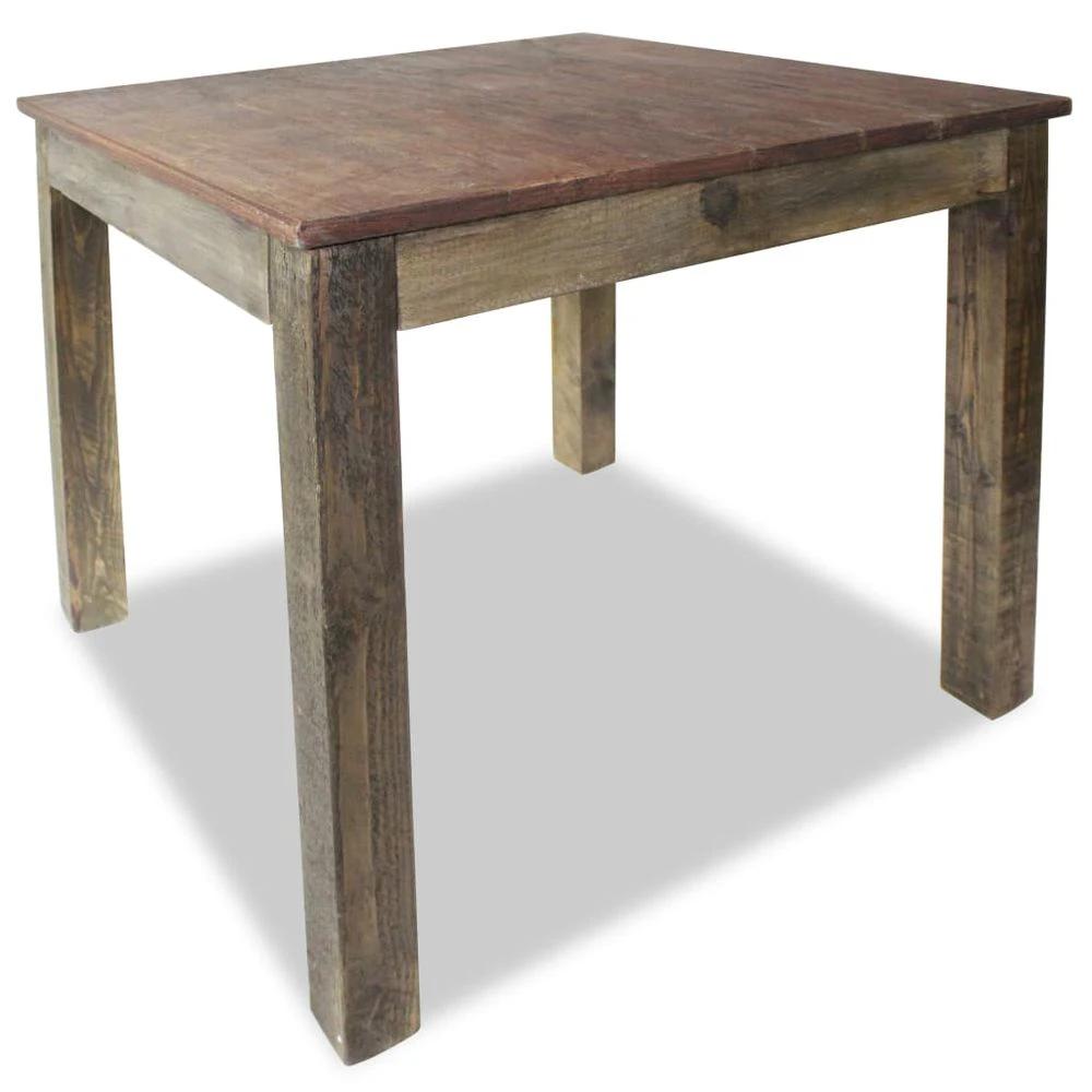 vidaXL Dining Table vidaXL Solid Reclaimed Wood 82x80x76 cm - Uncategorized Dining Table