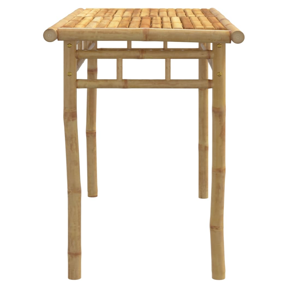 Garden Dining Table vidaXL 110x55x75 cm Bamboo by vidaXL