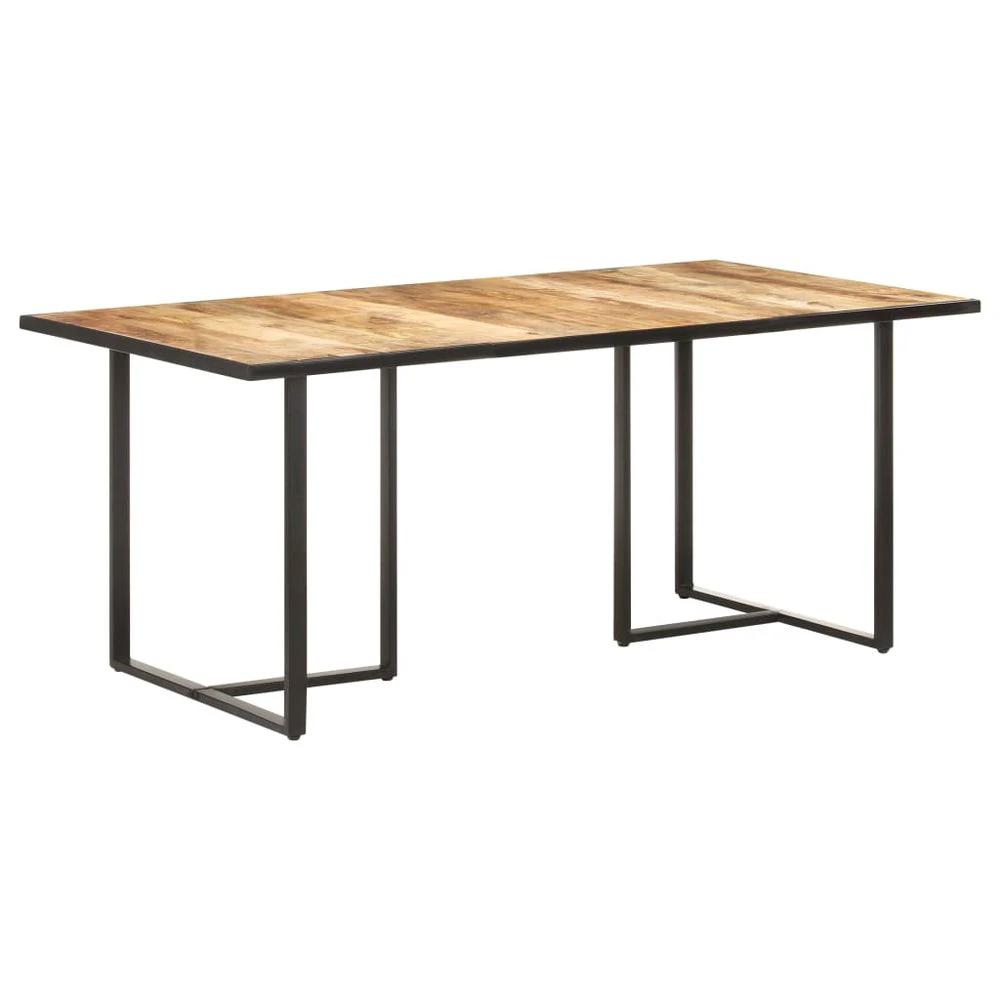vidaXL Dining Table 110x55x75.5 cm vidaXL Solid Wood Mango - Uncategorized Dining Table