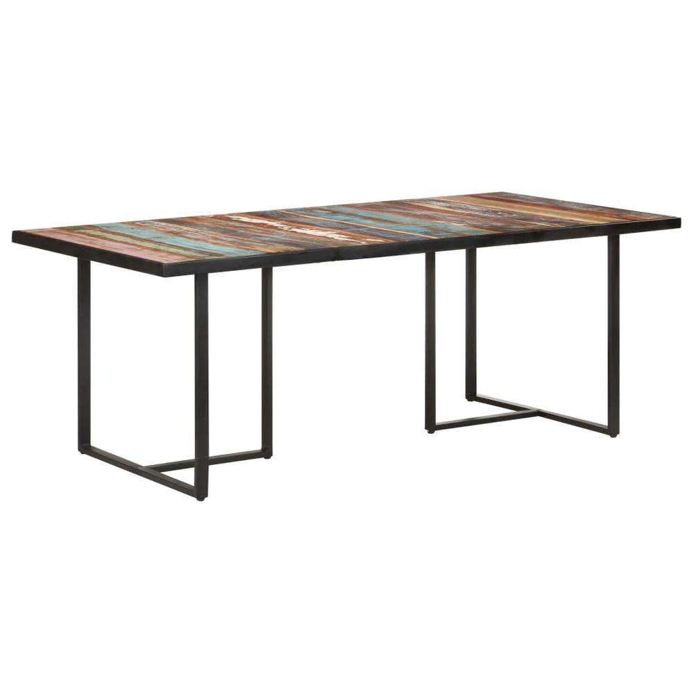 vidaXL Dining Table 110x55x75.5 cm vidaXL Solid Wood Mango - Uncategorized Dining Table