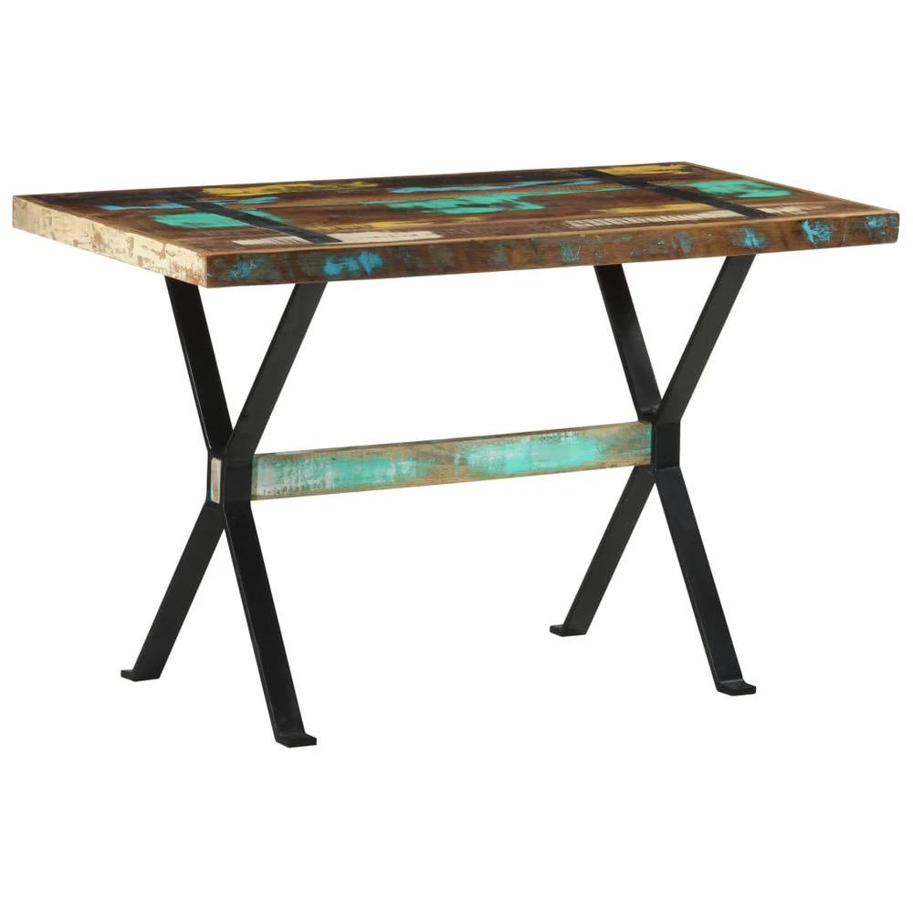 Dining Table 120x60x76 cm vidaXL Rough Mango Wood by vidaXL