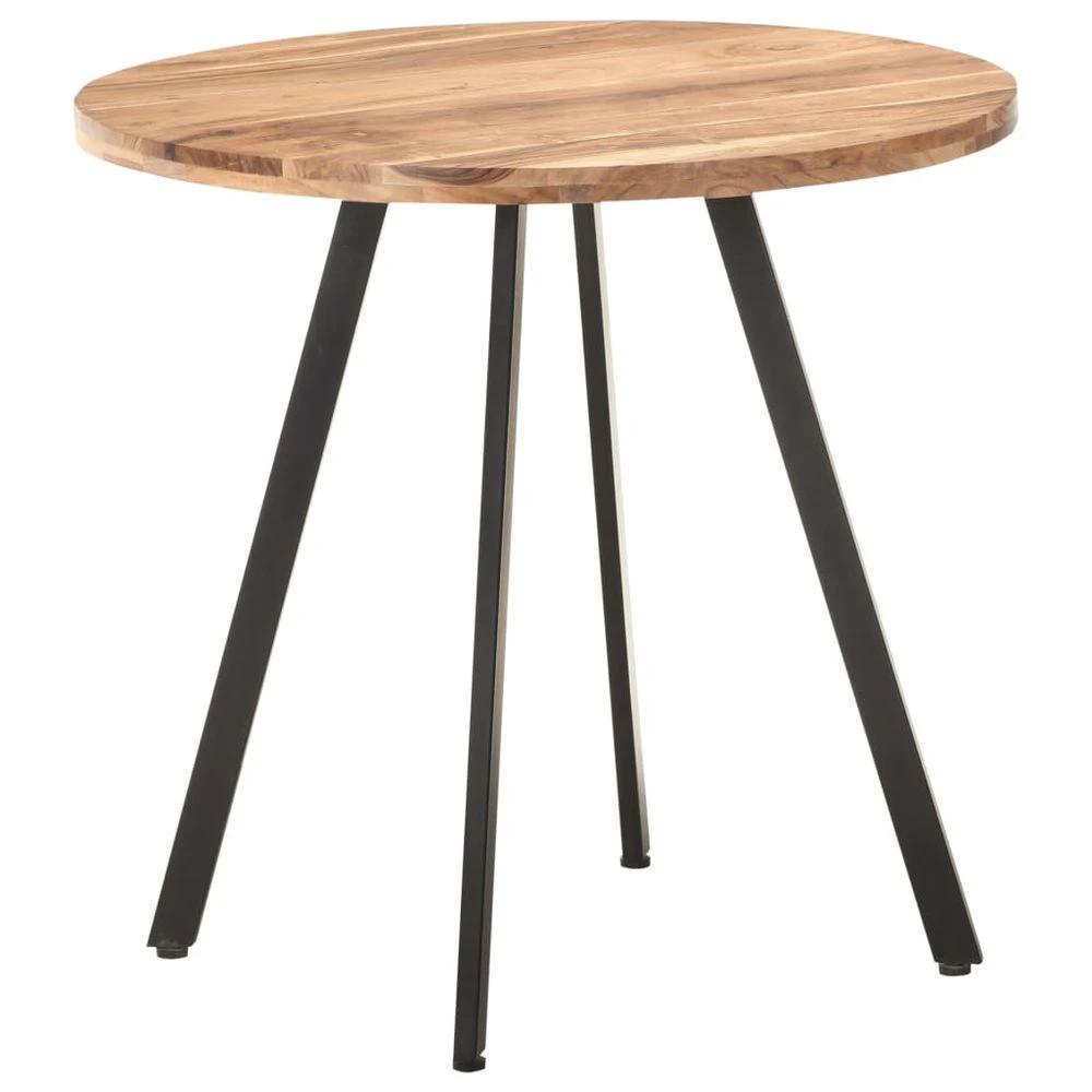 vidaXL Dining Table 80 cm vidaXL Rough Mango Wood - Uncategorized Dining Table