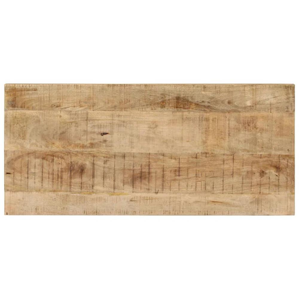 Dining Table 110x50x76 cm vidaXL Solid Wood Mango by vidaXL