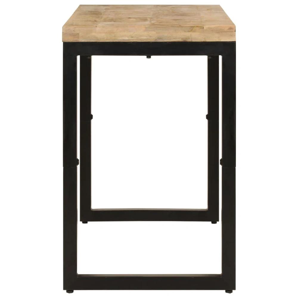 Dining Table 110x50x76 cm vidaXL Solid Wood Mango by vidaXL