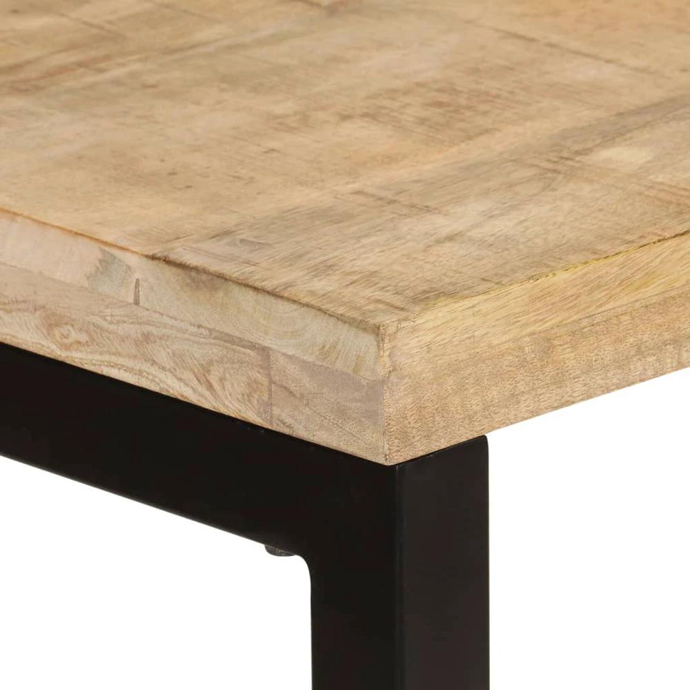 Dining Table 110x50x76 cm vidaXL Solid Wood Mango by vidaXL