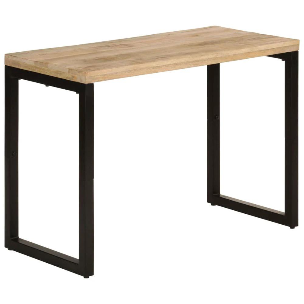 Dining Table 110x50x76 cm vidaXL Solid Wood Mango by vidaXL