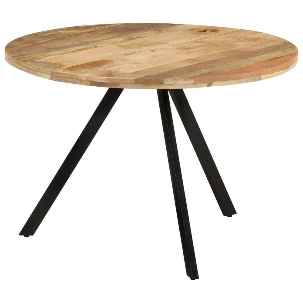 Dining Table 110x75 cm vidaXL Solid Wood Mango by vidaXL