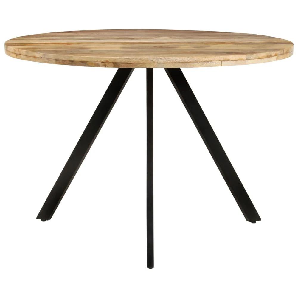 Dining Table 110x75 cm vidaXL Solid Wood Mango by vidaXL