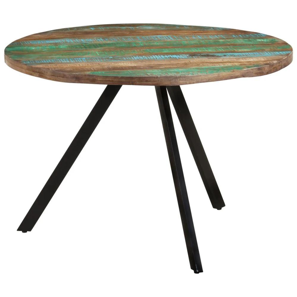 Dining Table 110x75 cm vidaXL Solid Wood Mango by vidaXL