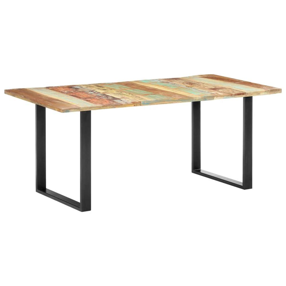 Dining Table 180x90x76 cm vidaXL Solid Reclaimed Wood by vidaXL