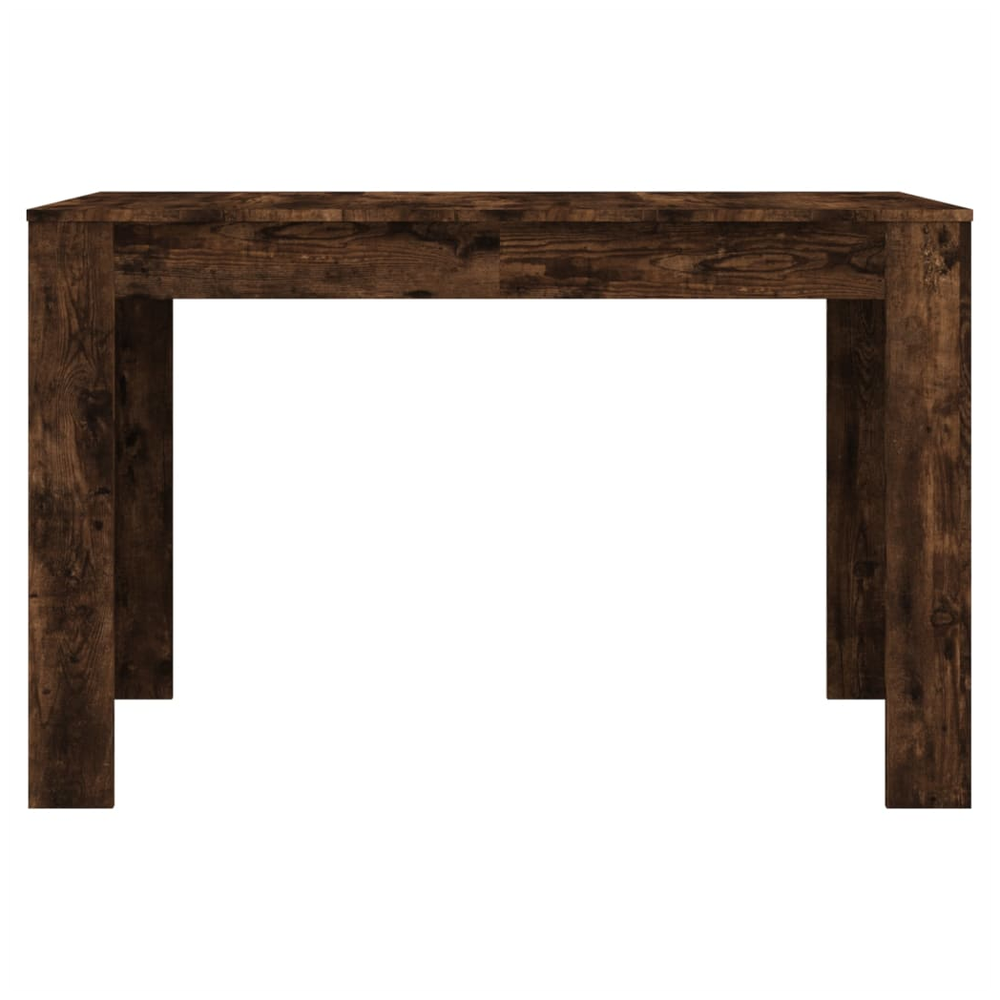 vidaXL Dining Table Smoked Oak vidaXL 120x60x76 cm Engineered Wood - Uncategorized Dining Table