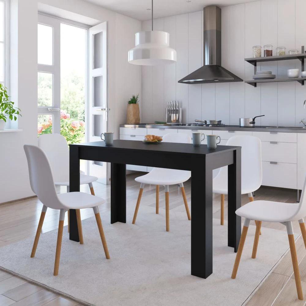 vidaXL Dining Table Smoked Oak vidaXL 120x60x76 cm Engineered Wood - Uncategorized Dining Table