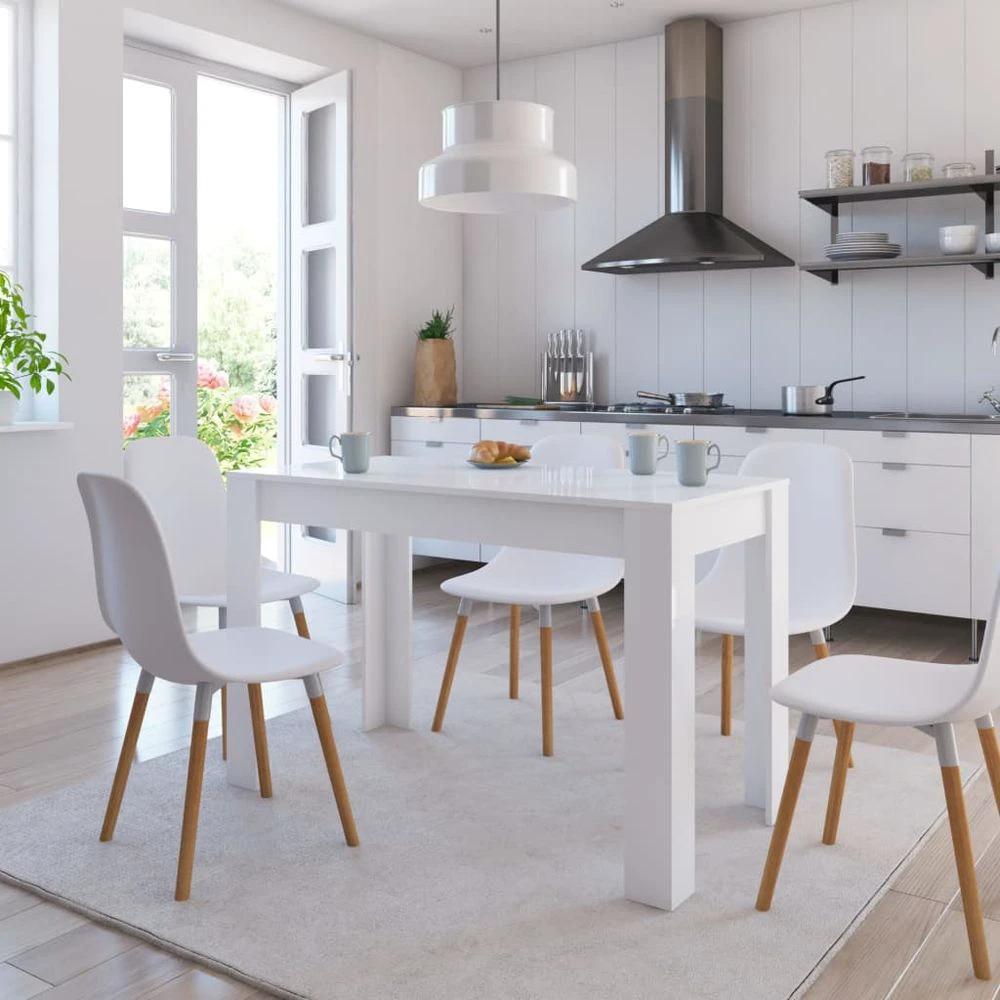 vidaXL Dining Table Smoked Oak vidaXL 120x60x76 cm Engineered Wood - Uncategorized Dining Table