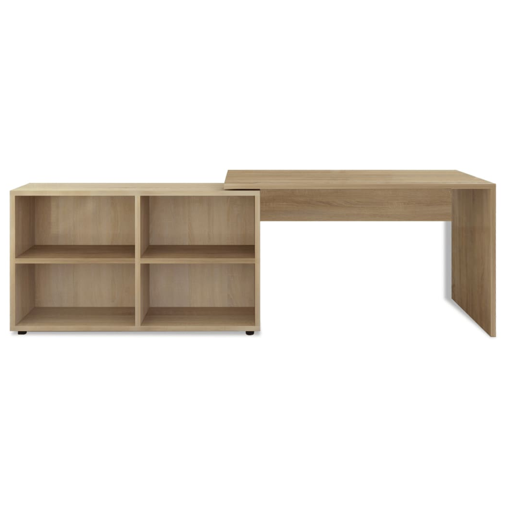 vidaXL Dining Table 140x80x75 cm vidaXL Oak - Uncategorized Dining Table
