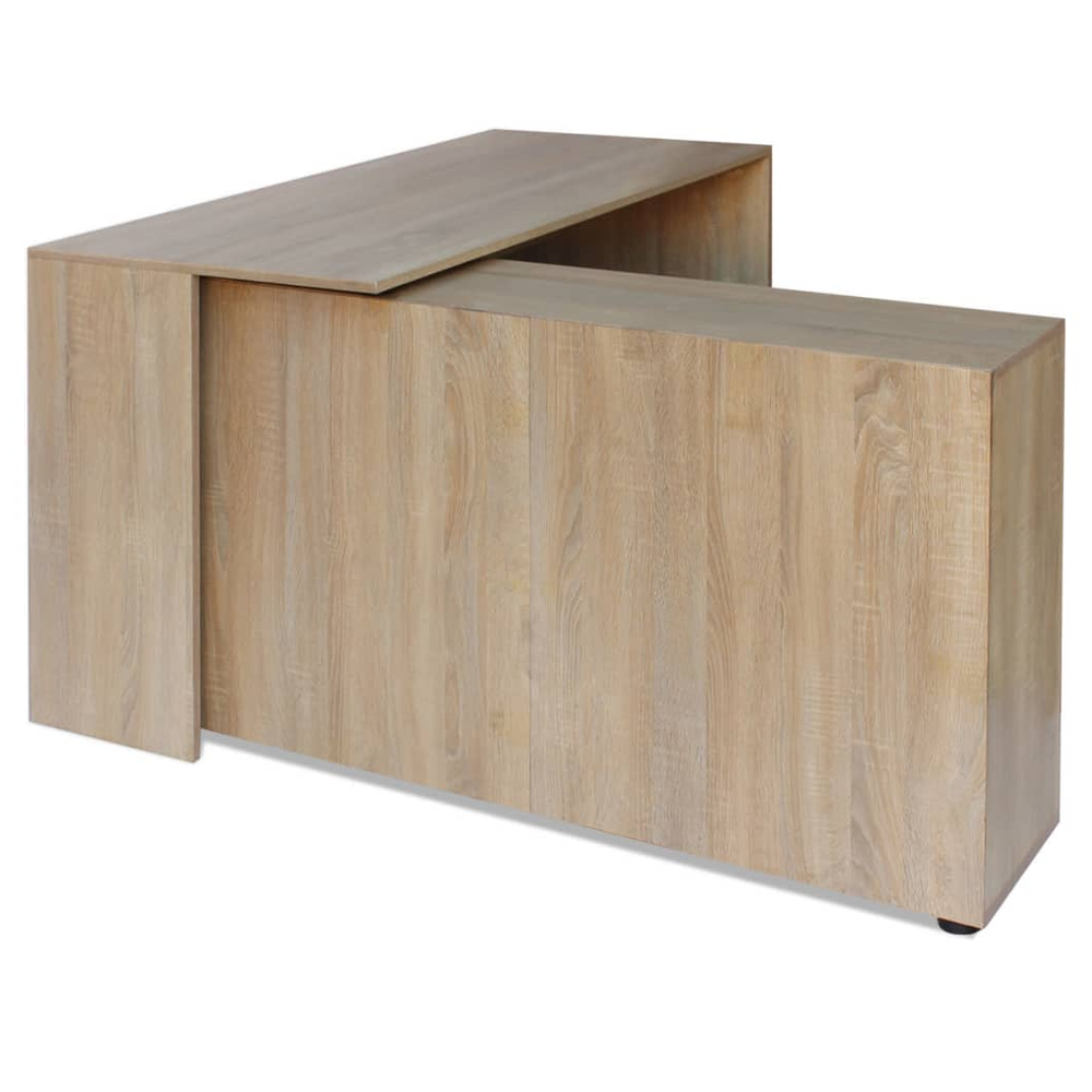 vidaXL Dining Table 140x80x75 cm vidaXL Oak - Uncategorized Dining Table