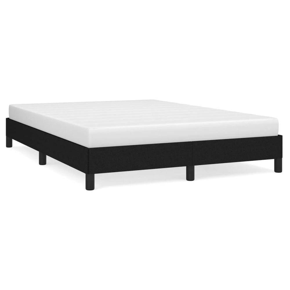 vidaXL Bed Frame Black 135x190 cm vidaXL Double Fabric - Uncategorized Double Bed