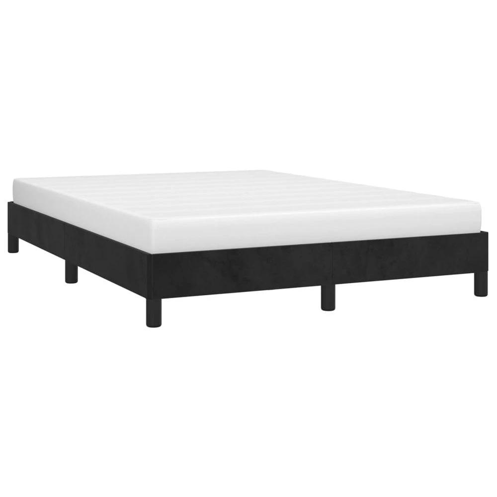vidaXL Bed Frame Black 135x190 cm vidaXL Double Velvet - Uncategorized Double Bed