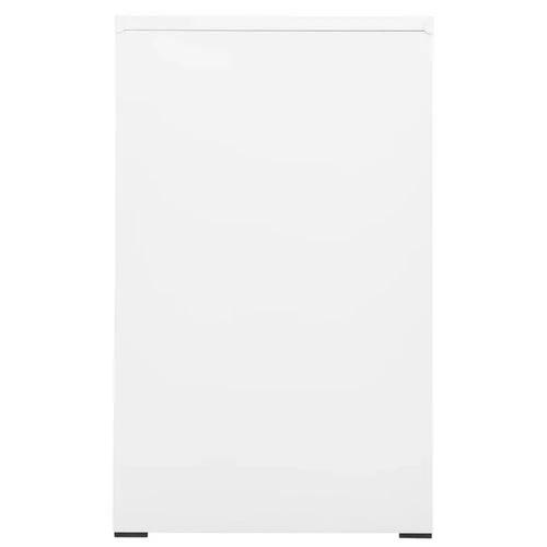 vidaXL Filing Cabinet White 46x62x72.5 cm Steel by vidaXL