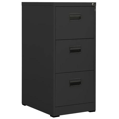 vidaXL vidaXL Filing Cabinet White 46x62x72.5 cm Steel - Uncategorized Filing Cabinet