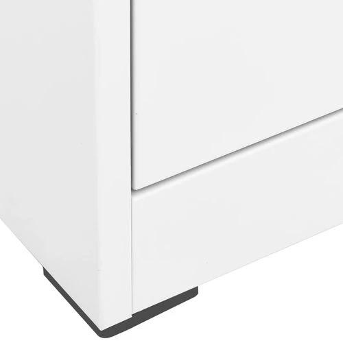vidaXL Filing Cabinet White 46x62x72.5 cm Steel by vidaXL