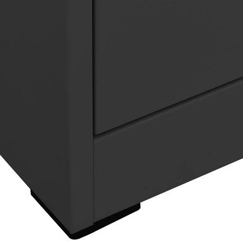 vidaXL Filing Cabinet White 46x62x72.5 cm Steel by vidaXL
