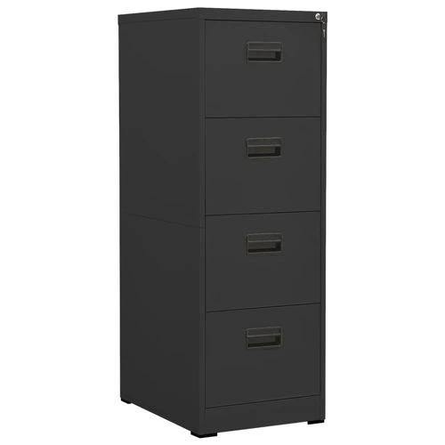 vidaXL Filing Cabinet White 46x62x72.5 cm Steel by vidaXL