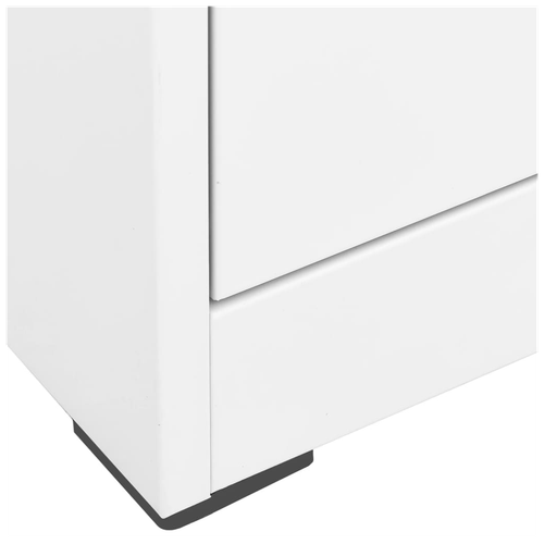 vidaXL vidaXL Filing Cabinet White 46x62x72.5 cm Steel - Uncategorized Filing Cabinet