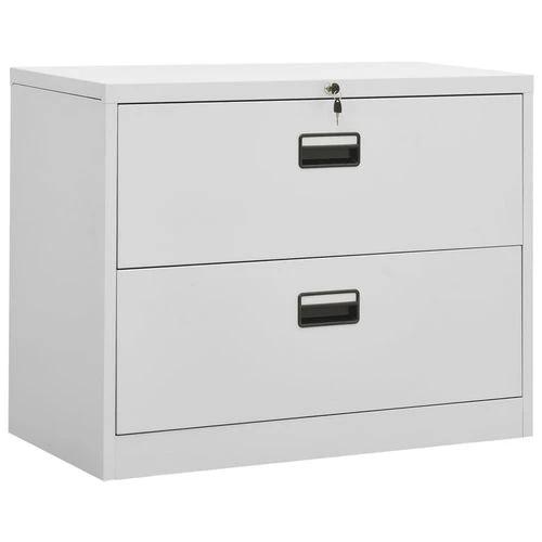 vidaXL Filing Cabinet White 90x46x72.5 cm Steel - Filing Cabinet