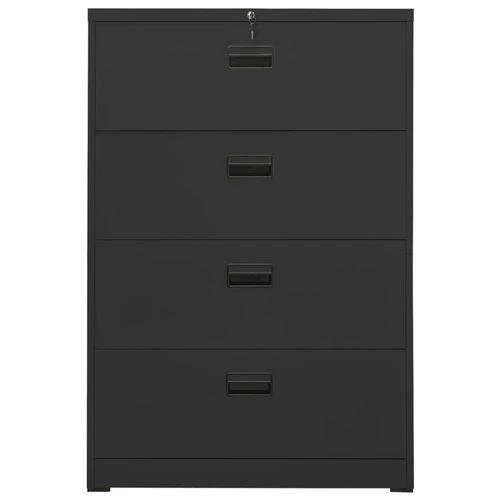 vidaXL Filing Cabinet White 90x46x72.5 cm Steel - Filing Cabinet
