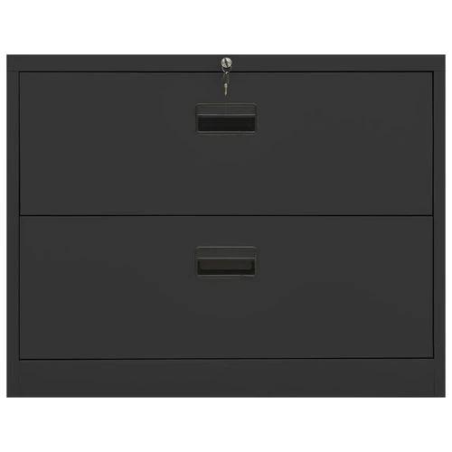 vidaXL Filing Cabinet White 90x46x72.5 cm Steel - Filing Cabinet