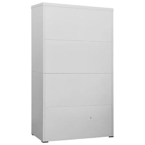 vidaXL Filing Cabinet White 90x46x72.5 cm Steel by vidaXL