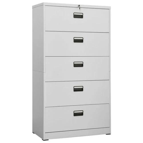 vidaXL Filing Cabinet White 90x46x72.5 cm Steel - Filing Cabinet
