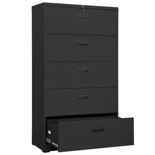 vidaXL Filing Cabinet White 90x46x72.5 cm Steel by vidaXL