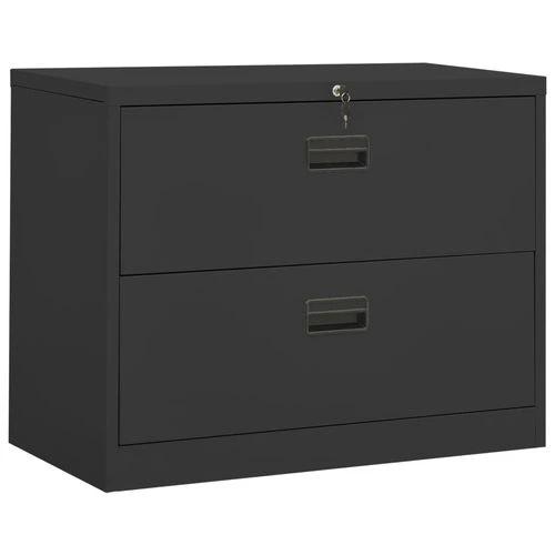 vidaXL Filing Cabinet White 90x46x72.5 cm Steel - Filing Cabinet