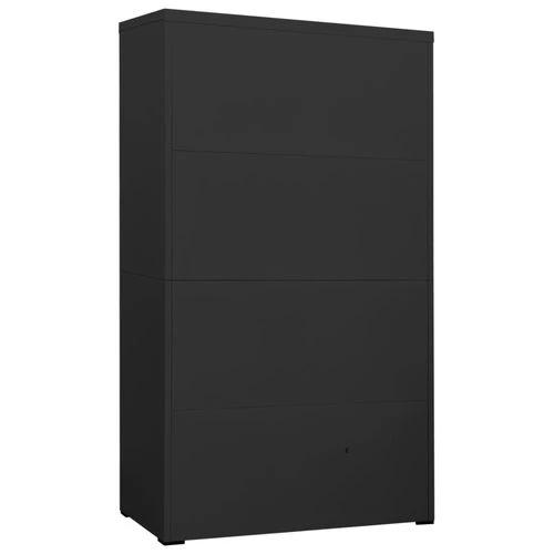 vidaXL Filing Cabinet White 90x46x72.5 cm Steel by vidaXL