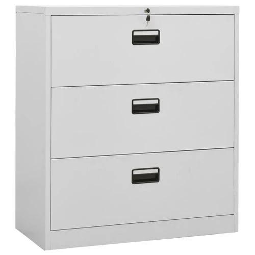 vidaXL Filing Cabinet White 90x46x72.5 cm Steel by vidaXL