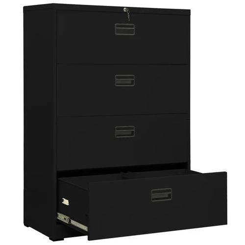 vidaXL Filing Cabinet White 90x46x72.5 cm Steel - Filing Cabinet