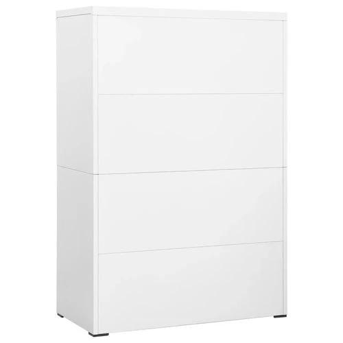vidaXL Filing Cabinet White 90x46x72.5 cm Steel by vidaXL