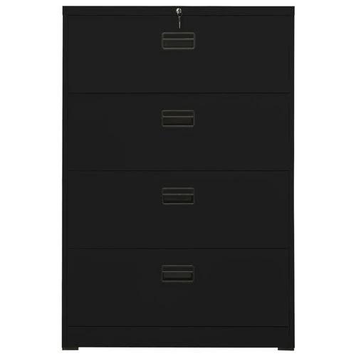 vidaXL Filing Cabinet White 90x46x72.5 cm Steel - Filing Cabinet