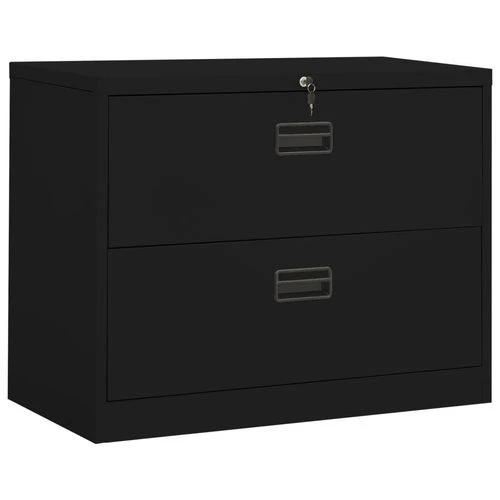vidaXL Filing Cabinet White 90x46x72.5 cm Steel by vidaXL