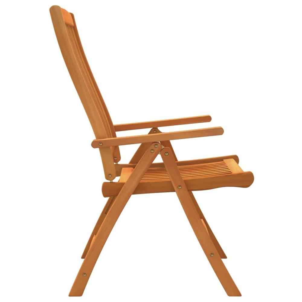 Folding Garden Chairs 2 pcs vidaXL Solid Wood Eucalyptus by vidaXL