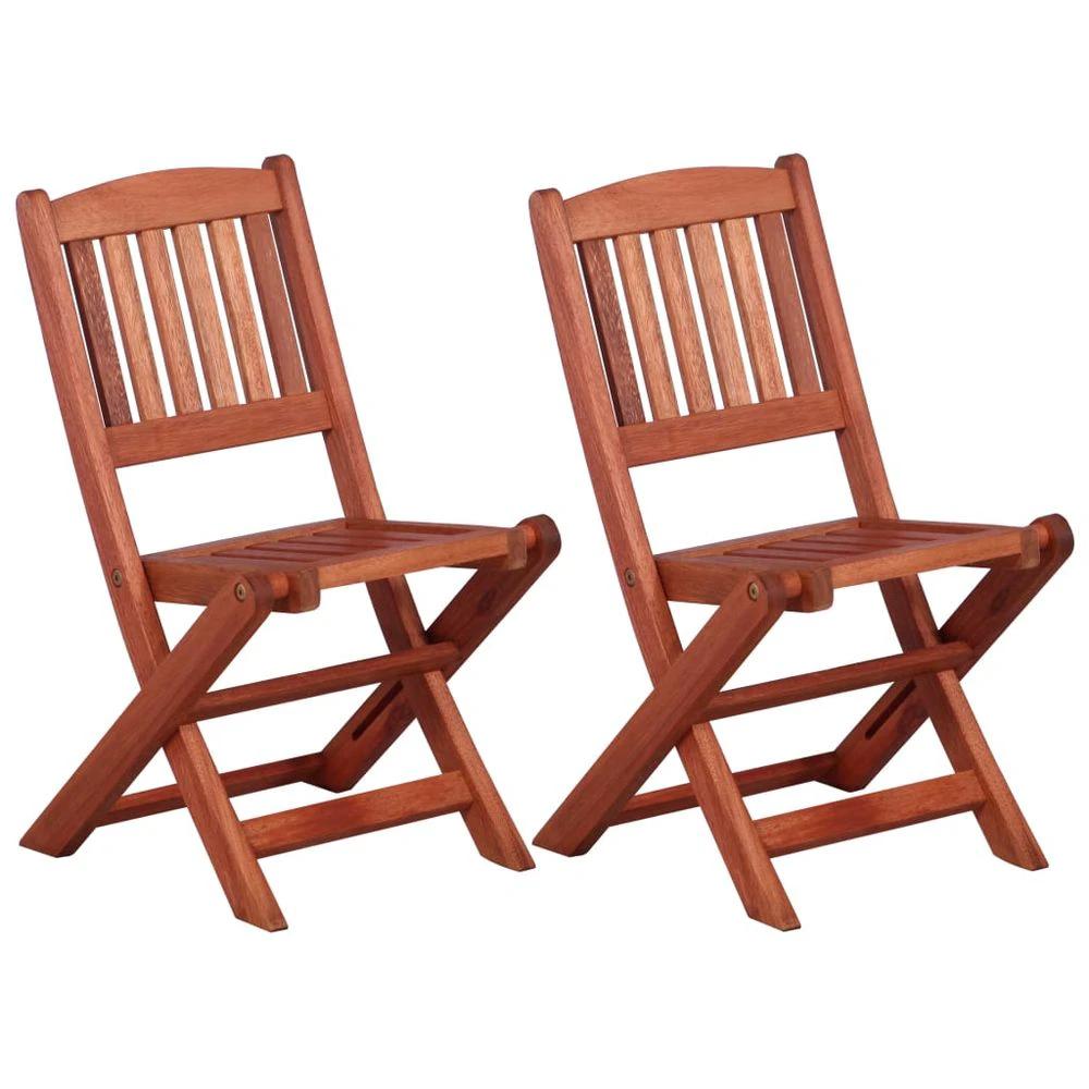 Children's Dining Chairs 2 pcs vidaXL Solid Eucalyptus Wood by vidaXL